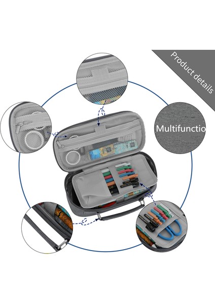 F Kalem Kutusu Oxford Estuche Escolar Okul Malzemeleri Büyük Kalem Kutusu Kutusu Trousse Scolaire Stylo Kalemlik Estuches Para El Colegio (Yurt Dışından) fırsatları