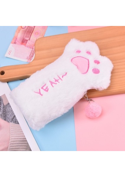 Stil 4 Peluş Kalem Kutusu Kawaii Kırtasiye Kedi Pençe Kalem Kutuları Kızlar Için Sevimli Kalem Kutusu Okul Malzemeleri Estuche Escolar Kalem Kutusu (Yurt Dışından)