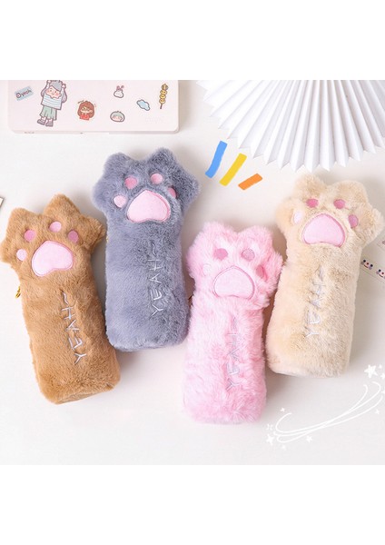 Stil 4 Peluş Kalem Kutusu Kawaii Kırtasiye Kedi Pençe Kalem Kutuları Kızlar Için Sevimli Kalem Kutusu Okul Malzemeleri Estuche Escolar Kalem Kutusu (Yurt Dışından) fiyatları