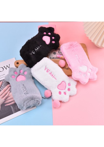 Stil 4 Peluş Kalem Kutusu Kawaii Kırtasiye Kedi Pençe Kalem Kutuları Kızlar Için Sevimli Kalem Kutusu Okul Malzemeleri Estuche Escolar Kalem Kutusu (Yurt Dışından) fırsatları