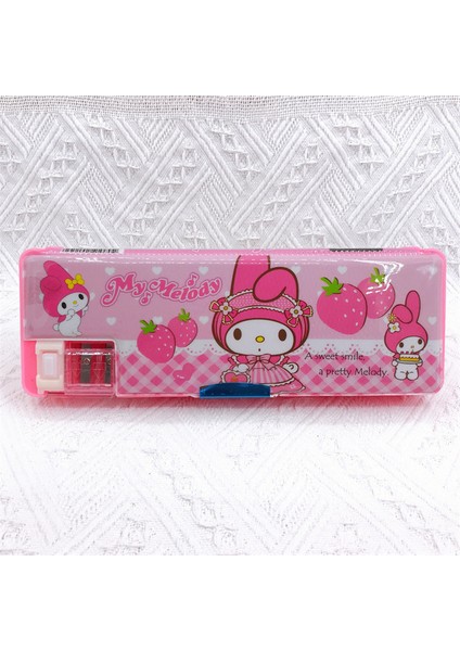 Stil 5 Sanrio Çift Taraflı Kalem Kutusu Kırtasiye Kutusu Çocuk Çok Fonksiyonlu Kalem Kutusu ile Kalemtıraş Öğrenci Malzemeleri (Yurt Dışından)