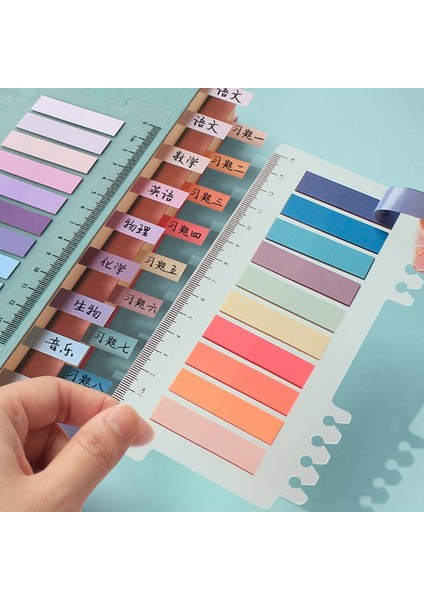 Set 1600 Adet 80 Renk Yazılabilir Morandi Yapışkan Sekmeler Yeniden Konumlandırılabilir Renkli Sayfa Işaretleyici Yapışkan Notlar Sekmeler, Yapışkan Sekmeler Kitap Sekmeleri (Yurt Dışından)
