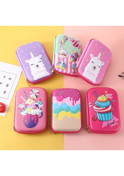 Sevimli Kalem Kutusu Unicorn Kalem Kutusu Kawaii Kırtasiye Kalem Kutusu Trousse Scolaire 3D Kalem Kutusu Okul Malzemeleri Estuche Escolar Sevimli Kalem Kutusu (Yurt Dışından)