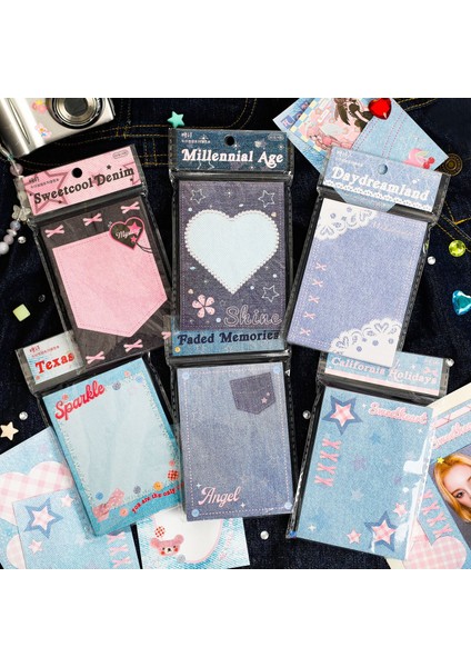 C 80 Adet Sevimli Yaratıcı Kovboy Malzeme Kağıt Kartı Ins Tarzı Kore Idol Fotoğraf Arka Plan Deco Dıy Scrapbooking Günlük Malzemeleri (Yurt Dışından) fiyatları