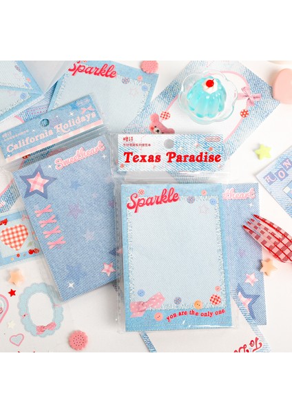 C 80 Adet Sevimli Yaratıcı Kovboy Malzeme Kağıt Kartı Ins Tarzı Kore Idol Fotoğraf Arka Plan Deco Dıy Scrapbooking Günlük Malzemeleri (Yurt Dışından) indirimleri