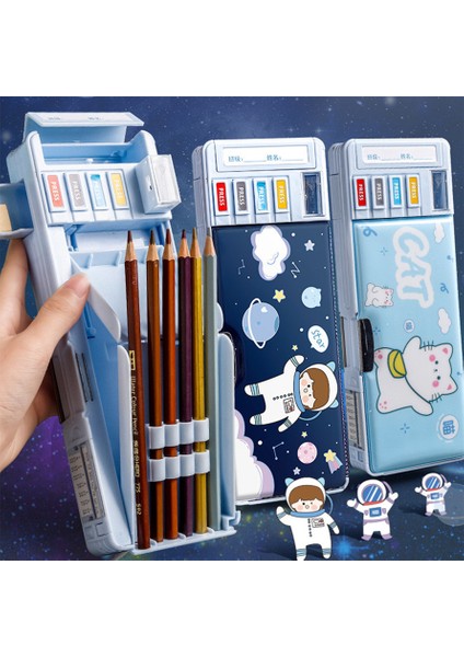 Okul Malzemeleri Kalem Kutuları Durumda Malzeme Escolar Unicorn Kawaii Estuche Kırtasiye Okul Malzemeleri Trousse Scolaire Sevimli Çok Fonksiyonlu Kalem Kutusu (Yurt Dışından)