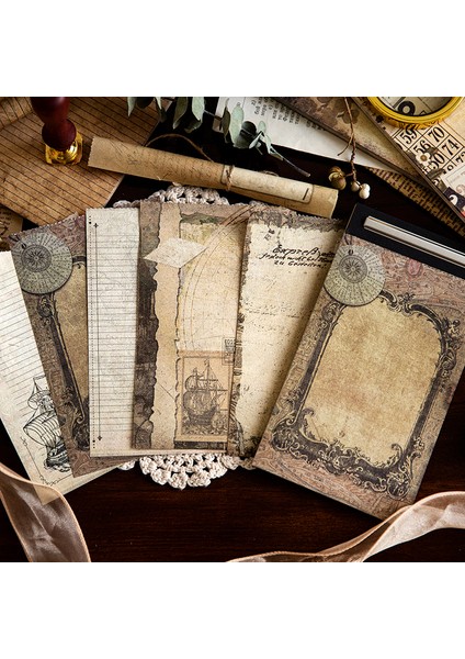Bir Yoofun 50 Yaprak Klasik Çift Taraflı Baskı Vintage Malzeme Kağıt Kitap Günlük Defteri Scrapbooking Arka Plan Dekor Kağıtları (Yurt Dışından) fırsatları