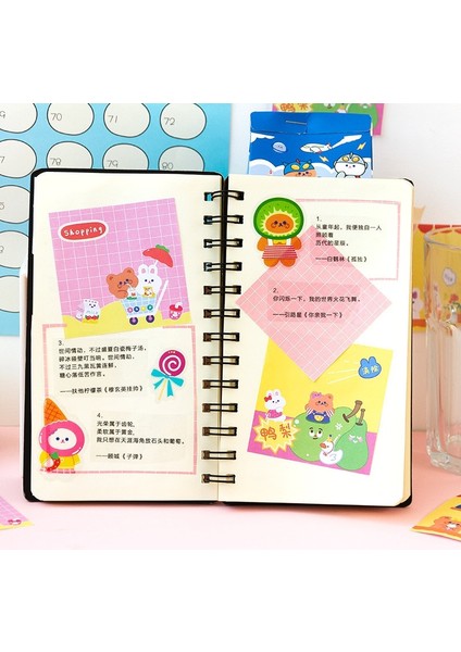 D Mohamm 200 Yaprak Süt Kutusu Not Karikatür Sevimli Ayı Tavşan Özü Çift Yapışkan Bant Taşınabilir Not Not Kağıdı (Yurt Dışından) indirimleri