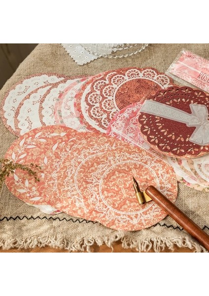 Stil 6 Yeni Perakende Retro Dantel Çiçek Hikayesi Bloknot Diy Malzeme Kağıt Not Defteri Dergisi Scrapbooking (Yurt Dışından)