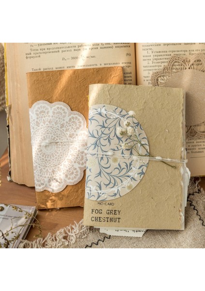 Stil 6 Yeni Perakende Retro Dantel Çiçek Hikayesi Bloknot Diy Malzeme Kağıt Not Defteri Dergisi Scrapbooking (Yurt Dışından)
