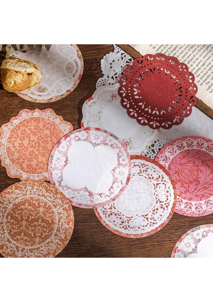 Stil 6 Yeni Perakende Retro Dantel Çiçek Hikayesi Bloknot Diy Malzeme Kağıt Not Defteri Dergisi Scrapbooking (Yurt Dışından)