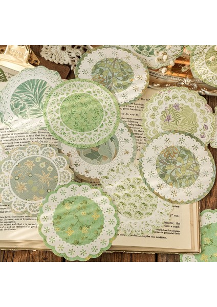 Stil 6 Yeni Perakende Retro Dantel Çiçek Hikayesi Bloknot Diy Malzeme Kağıt Not Defteri Dergisi Scrapbooking (Yurt Dışından)
