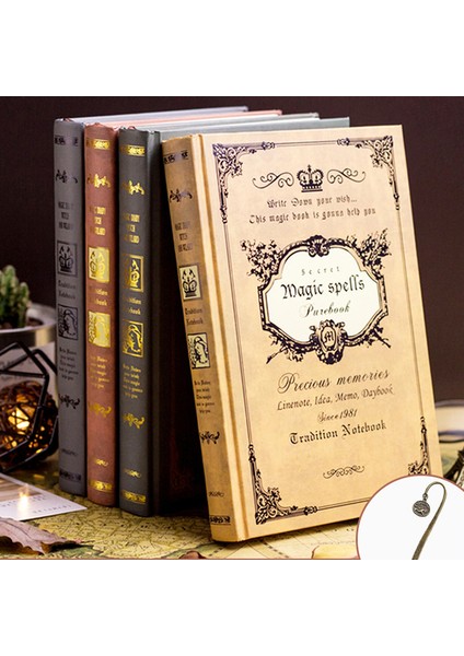 Antik Pirinç B Avrupa Retro Kalın Sihirli Dizüstü Yaratıcı A5 Günlüğü Kitap Öğrenciler Için Klasik Hediyeler (Yurt Dışından) fiyatları