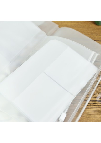 L 210X110MM Fromthenon Pvc Fermuarlı Çanta Midori Gezginler Için Dizüstü Dergisi Planlayıcısı Aksesuar Kart Tutucu Depolama Standart/cep/pasaport (Yurt Dışından) modelleri