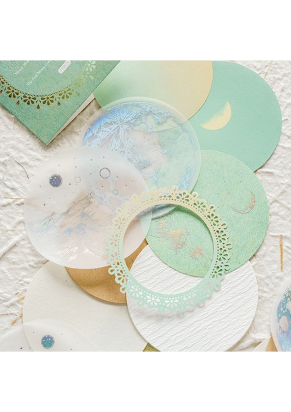 Stil 1 19 Adet Vintage Oymak Çoklu Malzemeler Ay Gezegen Lazer Gümüş Kraft El Işi Kağıdı Dıy Scrapbooking Fotoğraf Albümü Kart Yapımı (Yurt Dışından) indirimleri