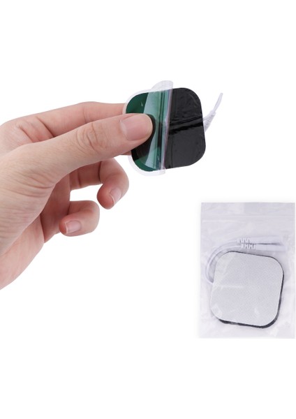 50 Adet 4X4CM 5X5CM 4X4CM Kas Stimülatörü Elektrot Pedleri Dokunmamış Kumaş Kendinden Yapışkanlı Yedek Pedler Onlarca Dijital Terapi Makinesi (Yurt Dışından)