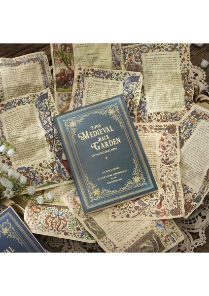 Stil 3 Vintage Bloknot Malzeme Kağıt Ortaçağ Bahçe Mektup Arka Bahçe Önemsiz Dergisi Scrapbooking Retro Arka Plan Dekorasyon Kağıdı (Yurt Dışından) modelleri