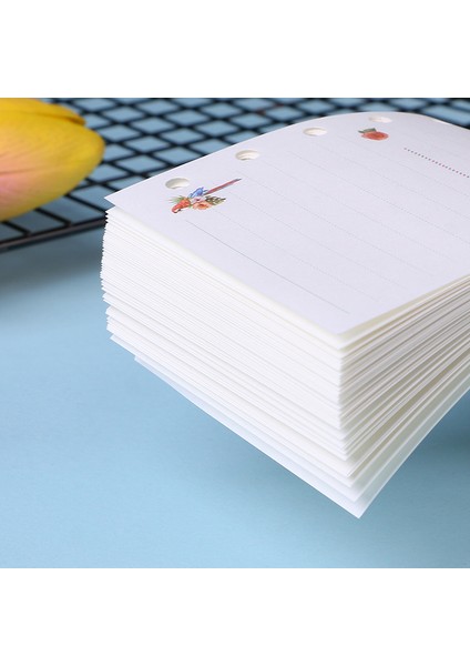 Şeffaf A6 2023 45 Yaprak Kawaii A5 A6 Gevşek Yaprak Defter Kağıdı Dolum Spiral Bağlayıcı Dizin Iç Sayfalar Aylık Haftalık Günlük Planlayıcı Gündem (Yurt Dışından) indirimleri