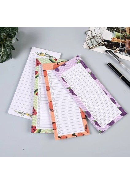 Çilek 50 Yaprak Manyetik Buzdolabı Bloknot Şeker Ofis Okul Sevimli Kore Yapışkan Planlayıcısı Not Defteri Yapılacaklar Listesi Planbook Kırtasiye Tedarik (Yurt Dışından)