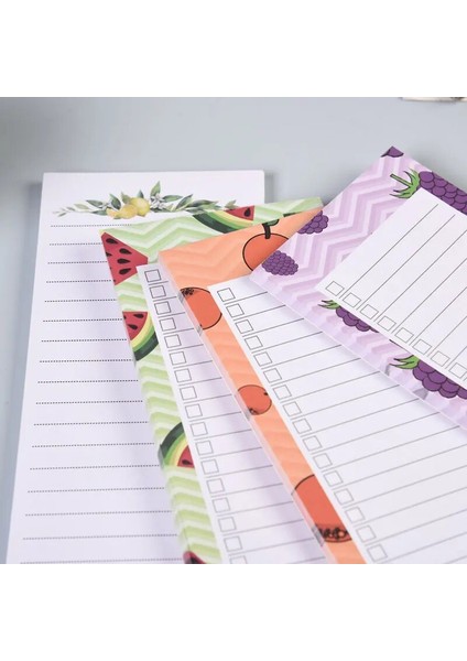 Çilek 50 Yaprak Manyetik Buzdolabı Bloknot Şeker Ofis Okul Sevimli Kore Yapışkan Planlayıcısı Not Defteri Yapılacaklar Listesi Planbook Kırtasiye Tedarik (Yurt Dışından)