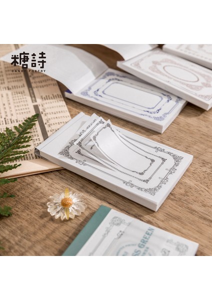 Stil 2 20 Adet Retro Çiçek Çerçeve Etiket Yırtma Not Defteri Malzeme Kağıt Önemsiz Dergisi Planlayıcısı Scrapbooking Dekoratif Dıy Kraft El Işi Kağıdı (Yurt Dışından) fiyatları