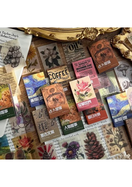 C Journamm 50 Adet/paket Turnusol Kağıdı Malzemeleri Mini Kitap Yaratıcı Kırtasiye Malzemeleri Deco Önemsiz Dergisi Dıy Scrapbooking Kraft El Işi Kağıdı (Yurt Dışından) fiyatları
