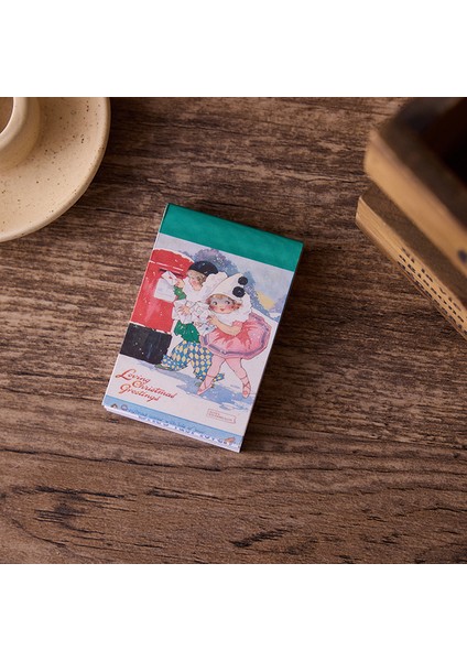 Xixiliunian 100 Yaprak/grup Bloknot Yapışkan Notlar Vintage Tavşan Kız Bebek Kağıt Önemsiz Dergisi Scrapbooking Çıkartmaları Ofis Okul Kırtasiye (Yurt Dışından)