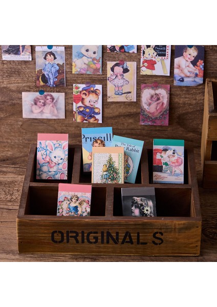 Xixiliunian 100 Yaprak/grup Bloknot Yapışkan Notlar Vintage Tavşan Kız Bebek Kağıt Önemsiz Dergisi Scrapbooking Çıkartmaları Ofis Okul Kırtasiye (Yurt Dışından) fırsatları