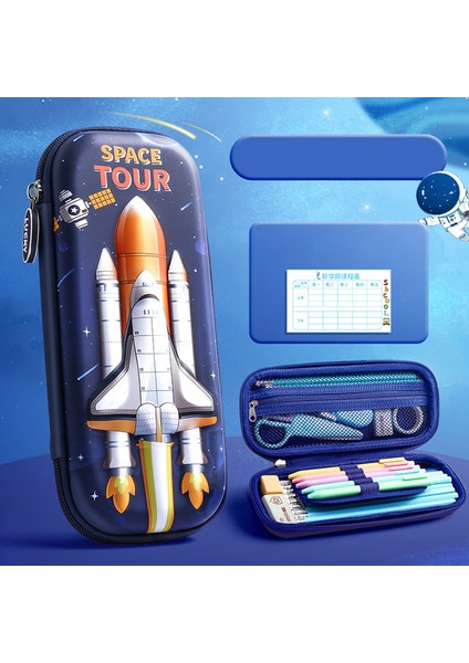 Normal Model 3D Uzay Kalem Kutusu Kawaii Kırtasiye Kalem Kutusu Unicorn Kalemlik Sevimli Kalem Kutusu Estuche Escolar Okul Malzemeleri Kalem Kutusu (Yurt Dışından) modelleri