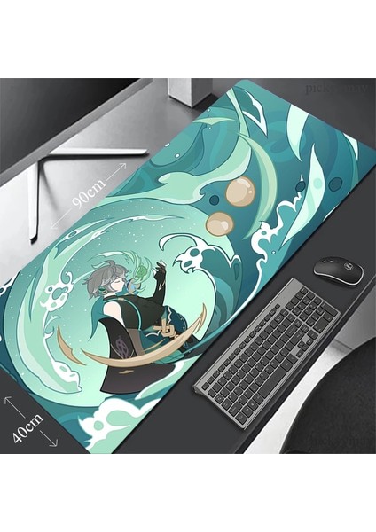 WA00317 (9) 700X300X3MM Genshin Etki Fare Altlığı Oyun Mousepadleri 400X900 Büyük Mousepad Anime Kauçuk Büyük Masa Mat Şirket Dizüstü Bilgisayar Masası Pedi Hediye Için (Yurt Dışından)