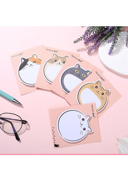 E 30 Sayfa Kawaii Tombul Kedi N Kez Yapışkan Günlük Planlayıcısı Sevimli Yapışkan Notlar Bloknot Yer Imleri Ofis Kırtasiye Kaynağı (Yurt Dışından)