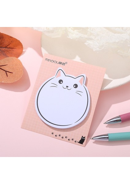 E 30 Sayfa Kawaii Tombul Kedi N Kez Yapışkan Günlük Planlayıcısı Sevimli Yapışkan Notlar Bloknot Yer Imleri Ofis Kırtasiye Kaynağı (Yurt Dışından)
