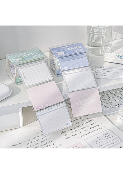 No.2 60 Adet Çok Fonksiyonlu Bloknot Yaratıcı Yatay Izgara Boş Düz Renk Yapışkan Not Güzel Kırtasiye Bant Öğrenci Malzemeleri (Yurt Dışından) fiyatları