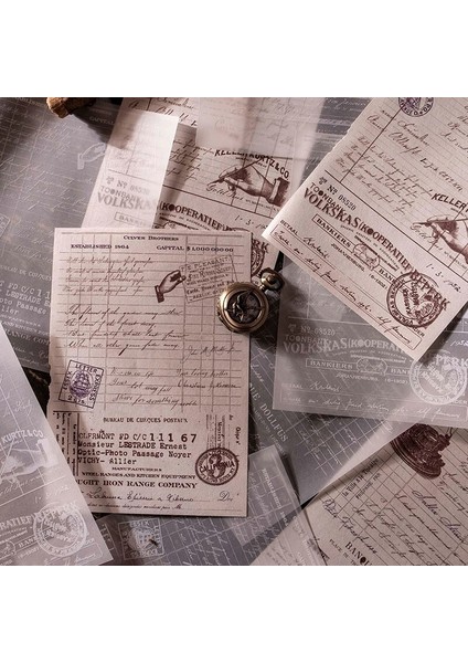 Stil 4 Yeni Perakende Antika Eski Zamanın Gölgesi Deco Kağıt Bloknot Malzeme Kitap Not Defteri Dergisi Scrapbooking (Yurt Dışından) fiyatları