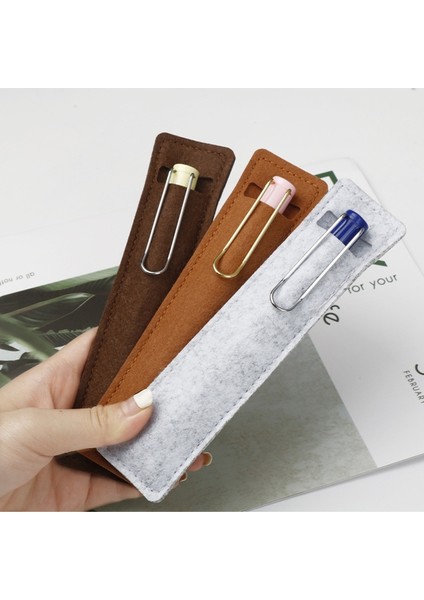 Kraliyet Mavi Kalem Kutusu Dayanıklı Keçe Kalem Kutusu Tutucu Düz Renk Dolma Kalemler Kılıfı Koruyucu Kol Kapağı Rulo Tükenmez Jel Kalem Kalem (Yurt Dışından) fiyatları