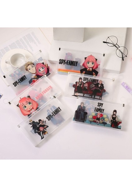 OSS24295BD4 Anime Spy×famıly Kalem Kutusu Şeffaf Fermuarlı Kalem Kılıfı Tutucu Cepler Büyük Kapasiteli Kırtasiye Organizatör Saklama Çantası (Yurt Dışından) fiyatları