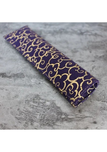 Elverişli Bulut 1 Adet El Yapımı Pamuk Kalem Kutusu Tek Dolma Kalem Çantası Retro Iş Imza Çin Tarzı Baskı Desen Ideal Hediye (Yurt Dışından)