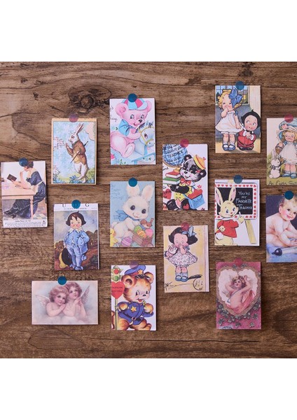 Weimitianshi 100 Yaprak/grup Bloknot Yapışkan Notlar Vintage Tavşan Kız Bebek Kağıt Önemsiz Dergisi Scrapbooking Çıkartmaları Ofis Okul Kırtasiye (Yurt Dışından) fiyatları