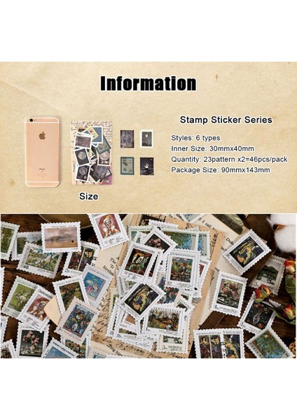 Old Town 46 Adet/paket Kırtasiye Çıkartmalar Vintage Damga Sızdırmazlık Etiket Seyahat Çıkartmaları Süslemeleri Scrapbooking Günlüğü Albümleri Bullet Journa (Yurt Dışından) indirimleri