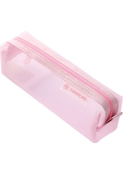 Siyah 2 Erkek Kız Örgü Kalem Kutusu Basit Şeffaf Örgü Belge Çantası Fermuar Kırtasiye Çantası Naylon Örgü Çanta Okul Ofis Malzemeleri (Yurt Dışından) modelleri