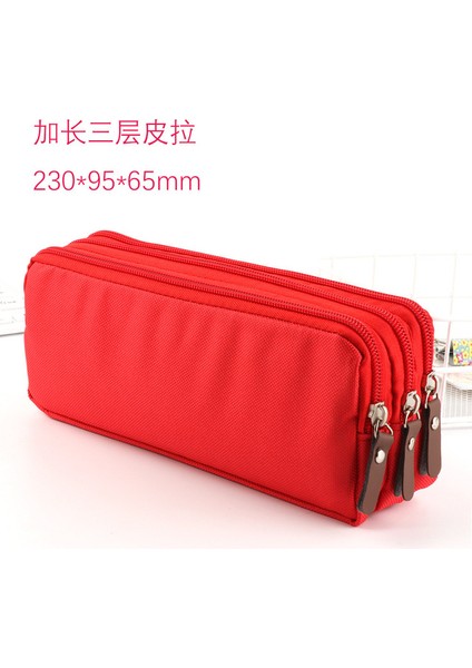 Stil 5 3 Fermuarlı Kalem Kutusu Okul Malzemeleri Trousse Scolaire Kore Kırtasiye Büyük Kapasiteli Kalem Çantası Estuche Kalemlik Kalem Kutusu (Yurt Dışından)