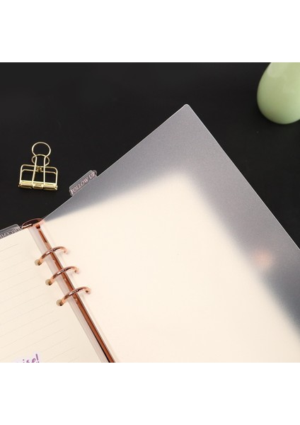 Yalnızca Üst Bölücüler A5 Buzlu Üst Sekme A5 Bağlayıcı Dizin Bölücüler 6 Halkalı Şeffaf Planlayıcı Günlük Defter Sayfa Ayırıcılar Dizin Ayırıcı Kontrol Paneli (Yurt Dışından) fırsatları