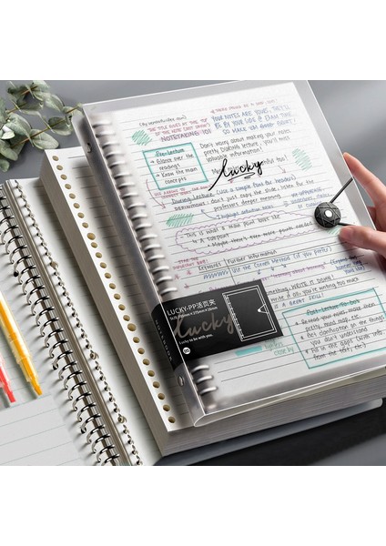 Siyah Kapak B5 Günlüğü A5 B5 A4 Şeffaf Gevşek Yaprak Bağlayıcı Defter Iç Çekirdek Kapak Not Defteri Dergisi Planlayıcısı Ofis Kırtasiye Malzemeleri 2023 (Yurt Dışından) modelleri