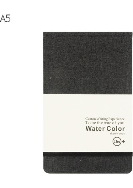 Siyah A5 Sketchbook Suluboya Defter Boyama Sert Kapak Seyahat Cuaderno Çizim Not Defteri Libreta Kırtasiye Not Defteri Planlayıcısı (Yurt Dışından)