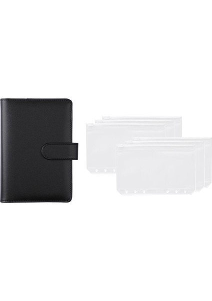 Turuncu A6 A6 Pu Deri Bütçe Bağlayıcı Dizüstü Nakit Zarflar Sistemi Para Tasarrufu Fatura Organizatör Için Fermuar Cepler ile Set (Yurt Dışından) fırsatları