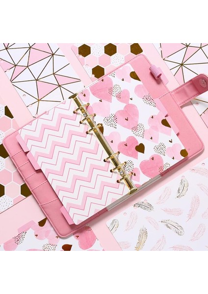 Yaprak 5 Adet A5 5 Adet Vintage Çiçek Kawaii A5 A6 Gevşek Yaprak Spiral Bağlayıcı Dizin Ayırıcı Sayfa Bölücüler Lovedoki Günlüğü Kitap Kırtasiye (Yurt Dışından) modelleri