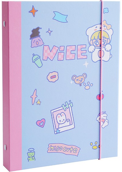 4 Kuşak Çanta-10 Adet Skysonıc Kawaii A5 Bağlayıcı Toplama Kitap Halkası Sert Kapak Bujo Dergisi Yedekler Bandaj Polco Kartpostallar Etiket Organizatör (Yurt Dışından) modelleri