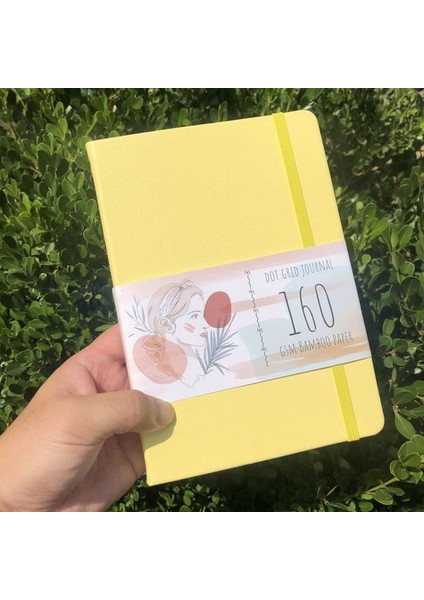 SARI6669 Dotted 160 Sayfa Buke Bullet Nokta Izgaralı Defter Noktalı Günlük Çizim Eskiz DEFTERI-160GSM Kağıt, Iç Cepli, Numaralı Sayfa P1- P160 (Yurt Dışından)