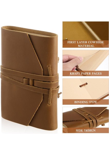 Gösterildiği Gibi 1 Adet Günlüğü Dizüstü Antika Günlük Dergisi Vintage Dergiler ve Defterler Yazma Kitap Okul Kırtasiye Deri Günlükler Erkekler Için (Yurt Dışından) modelleri