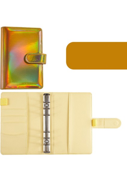 Lazer Sarı A6 2023NEW A5 A6 Acıbadem Kurabiyesi Lazer Renkli Dıy Bağlayıcı Defter Kapağı Günlüğü Gündem Planlayıcısı Kağıt Kapak Okul Kırtasiye (Yurt Dışından)